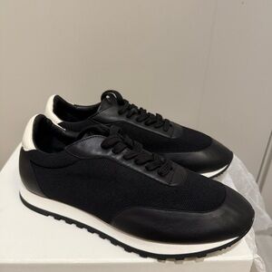 The Row Owen Sneakers, 39, Black White